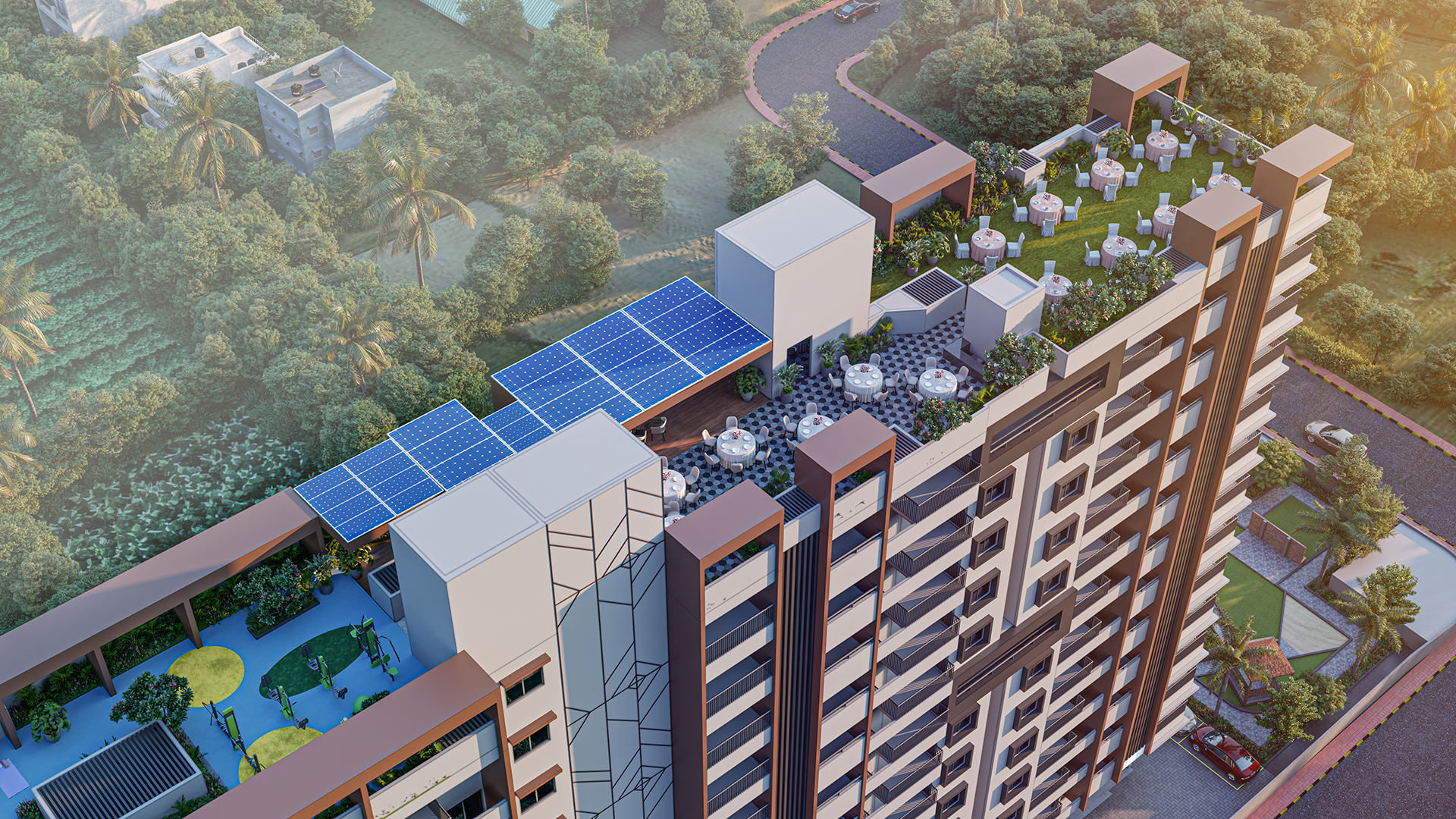 05 TOP TERRACE RIGHT SIDE VIEW